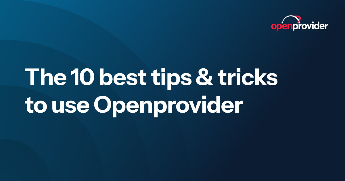 Openprovider - 🚀 With over 20 years of experience in the... | Facebook