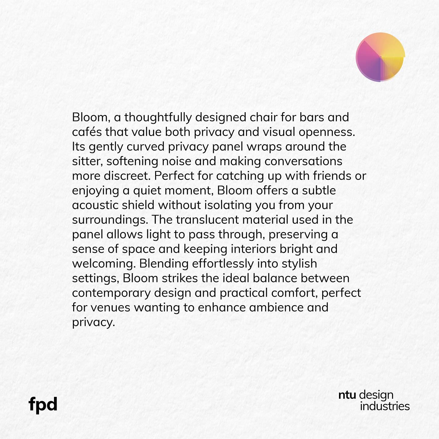 NTU Design Industries added a new... - NTU Design Industries