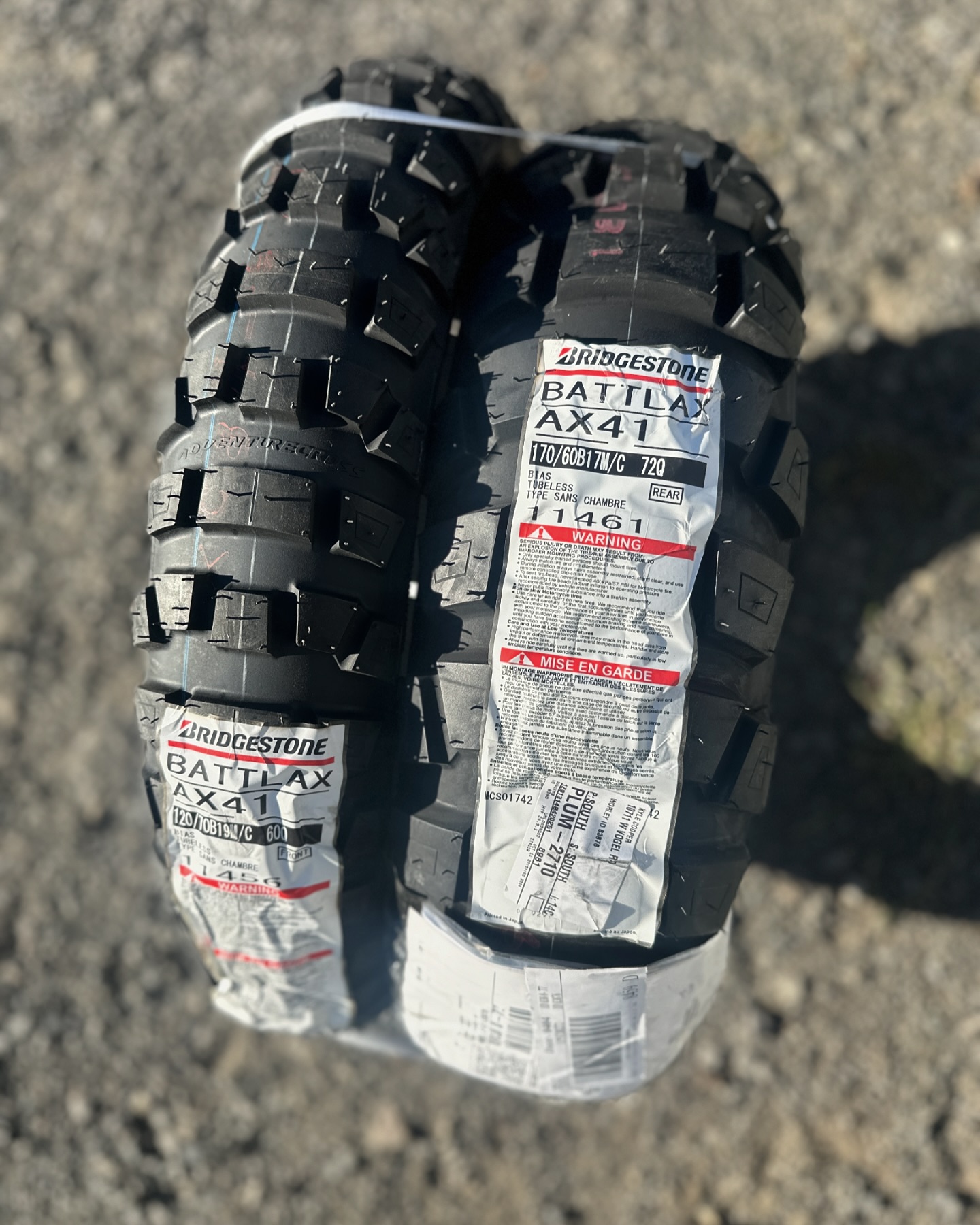 Bridgestone AX41 tire review for BMW R1300GS