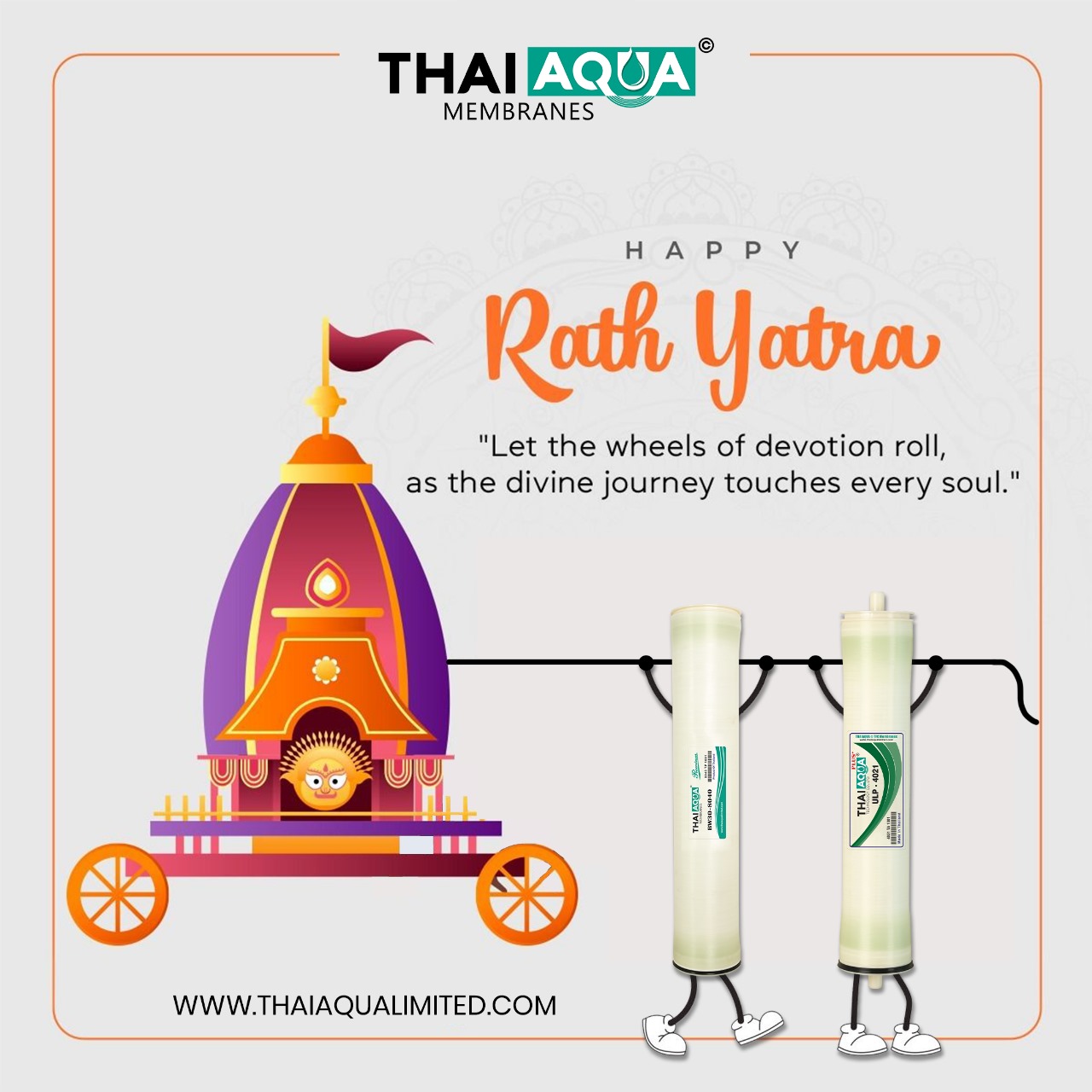 Thaiaqua - 🚩 Happy Rath Yatra from Thai Aqua Membranes 🚩 Let the divine ...