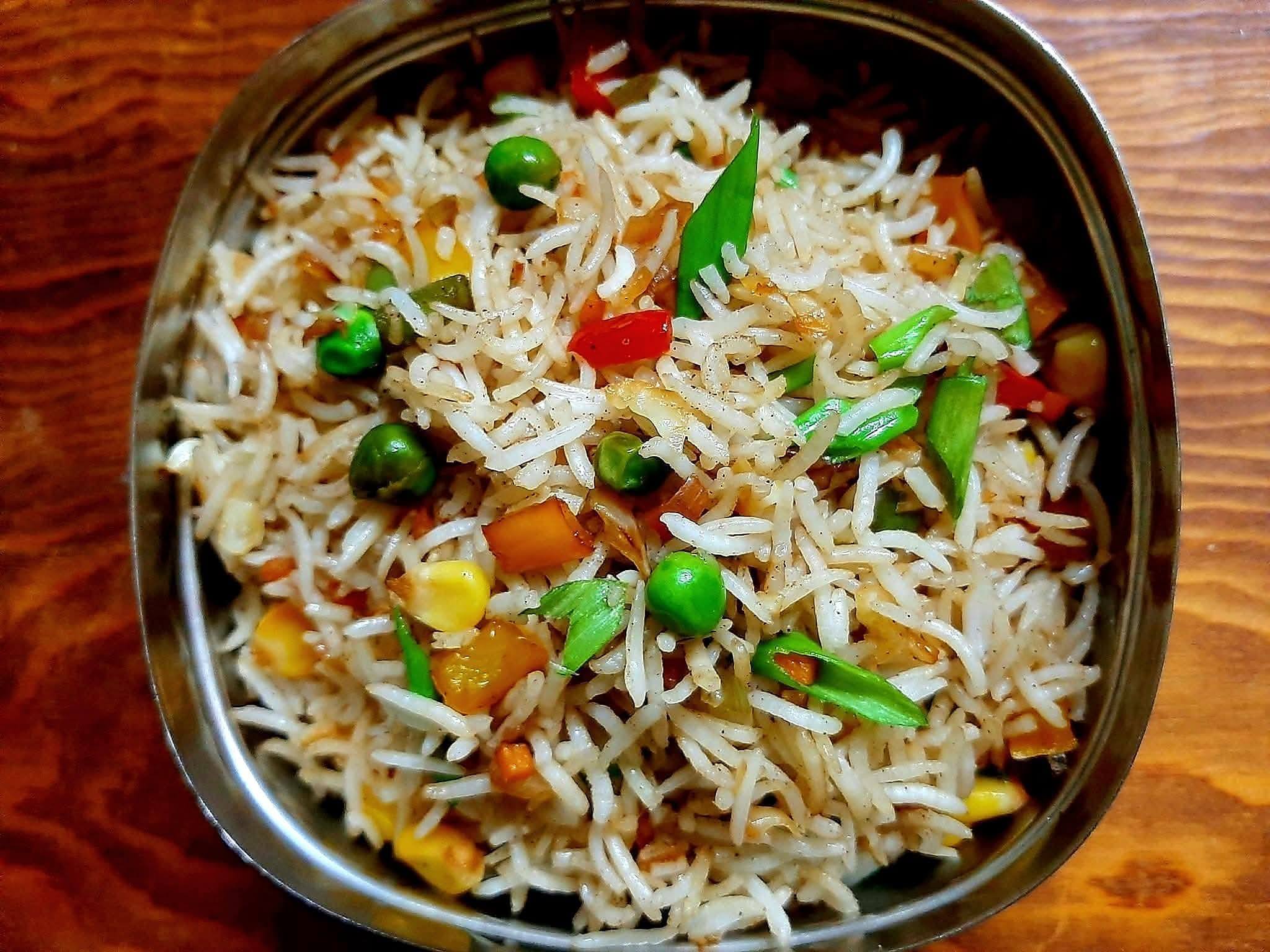 Thrissur - വെജിറ്റബിൾ ഫ്രൈഡ് റൈസ് I Vegetable Fried Rice I Cooked ...
