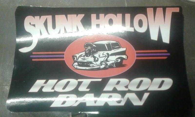 Skunk Hollow Hot Rods - Friend had a sticker done to ride around on his ...