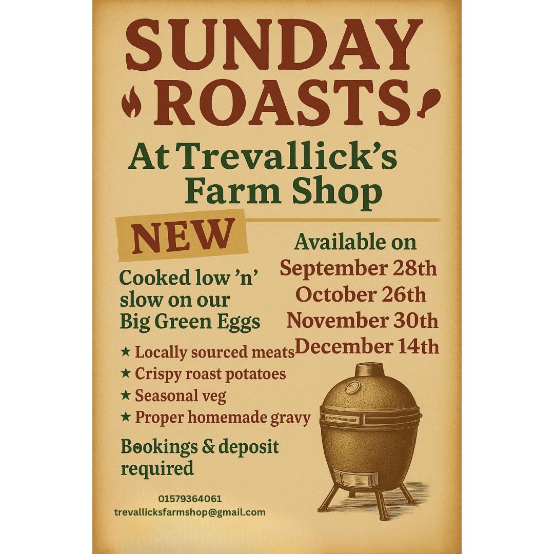 Trevallick's - ⭐️ New to Trevallicks - Homecooked Sunday Roasts⭐️ We’re ...