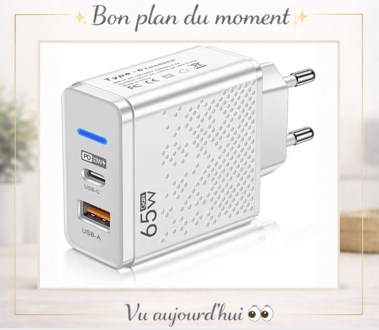 Lot de 2 adaptateurs de prise de voyage européens, adaptateur de prise