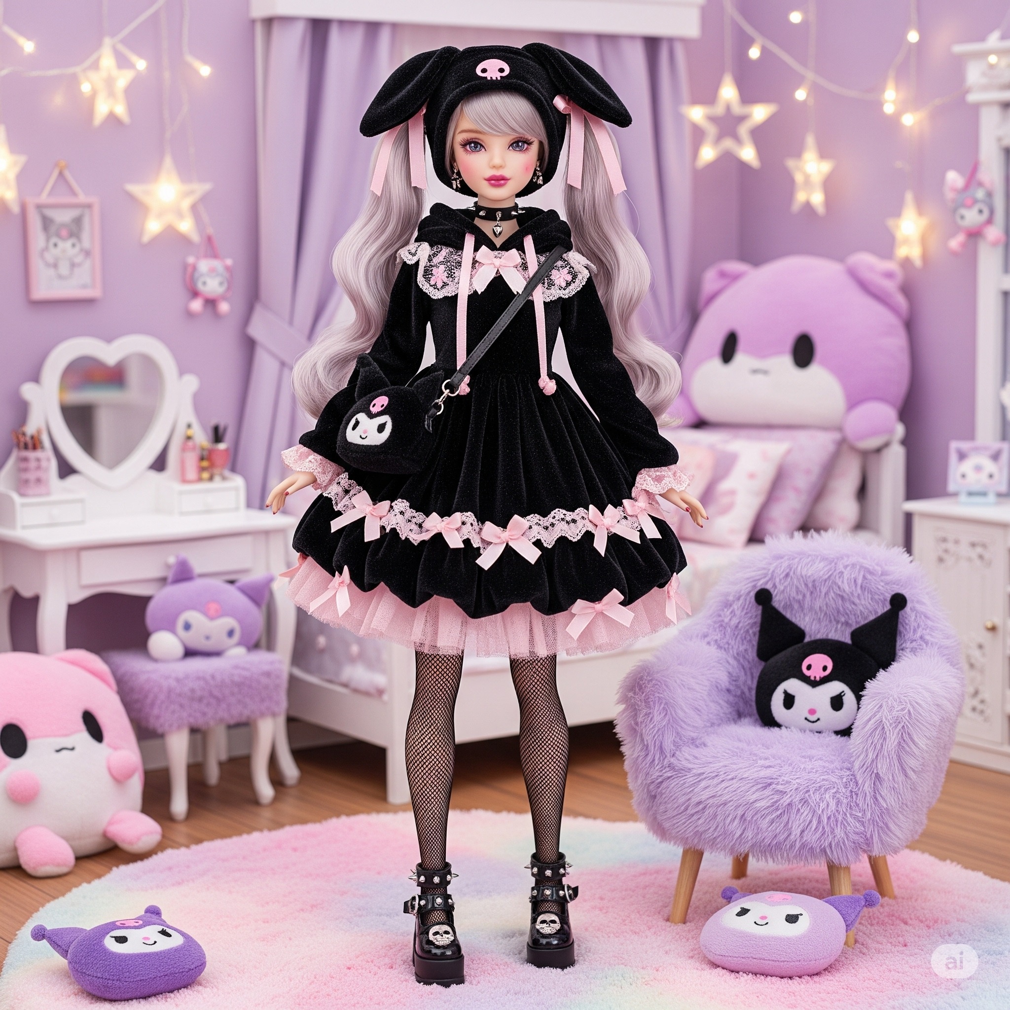 Barbie - 💜 Kuromi Magical Pet Friends Barbie 💜 Get ready to dive into a ...