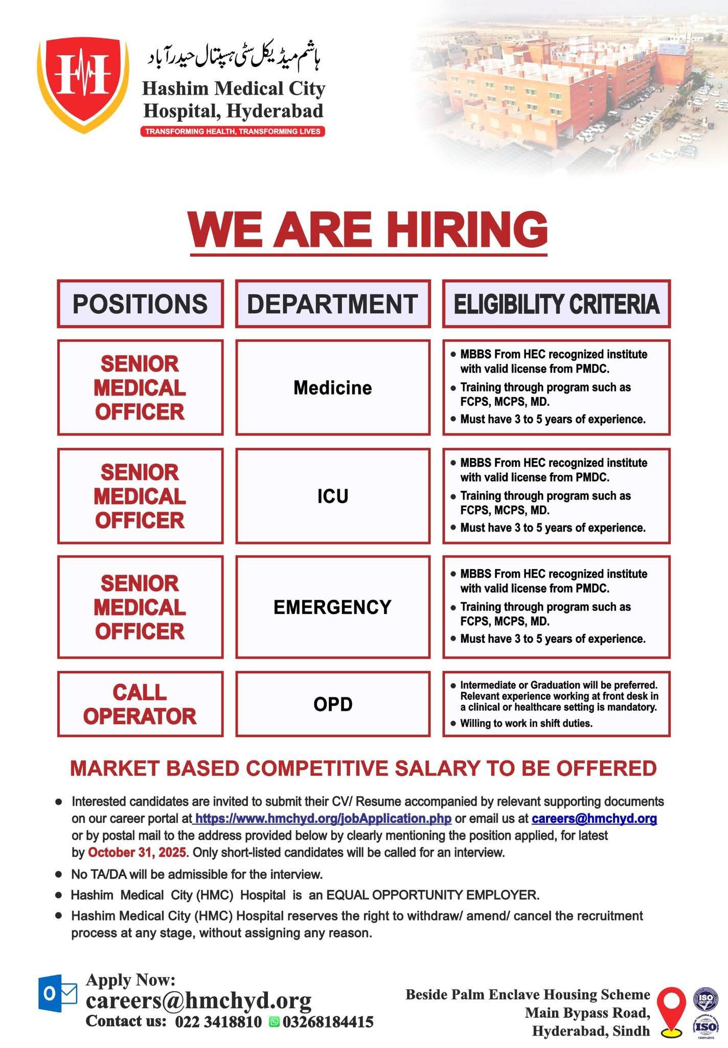 Hyderabad Jobs Update