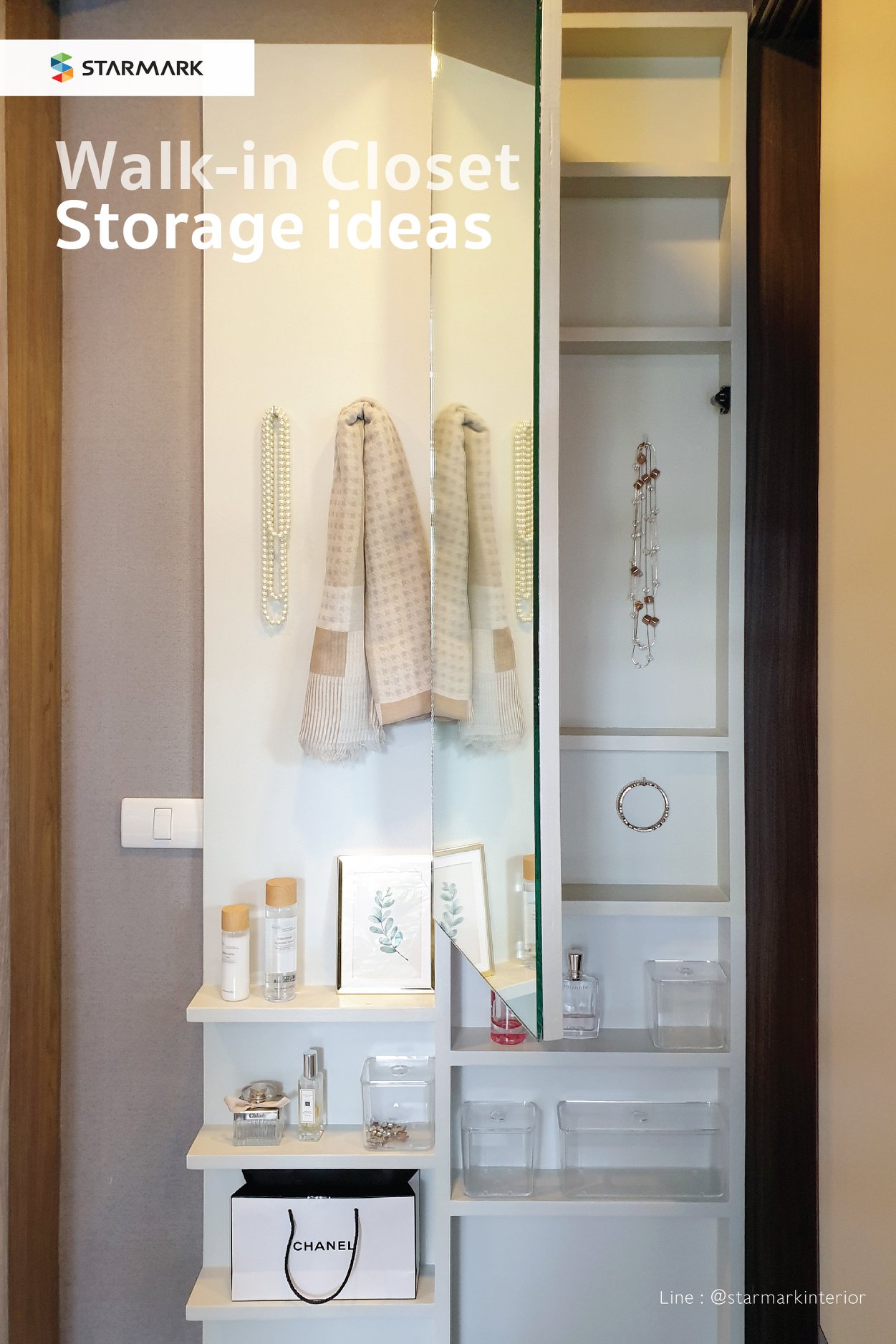 Walk-in closet หรือตู้เสื้อผ้า... - Starmark Interior