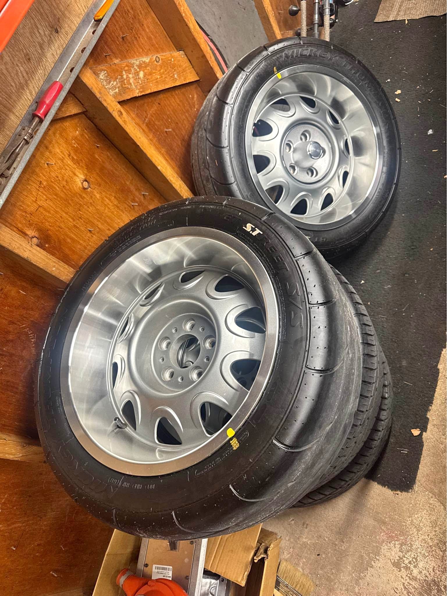 Mopar 17x9 rally wheels brand new , with Mickey Thompson and ...