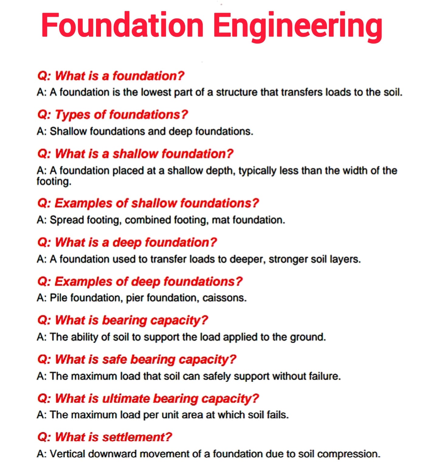Civil - Foundation Engineering #FoundationEngineering # ...