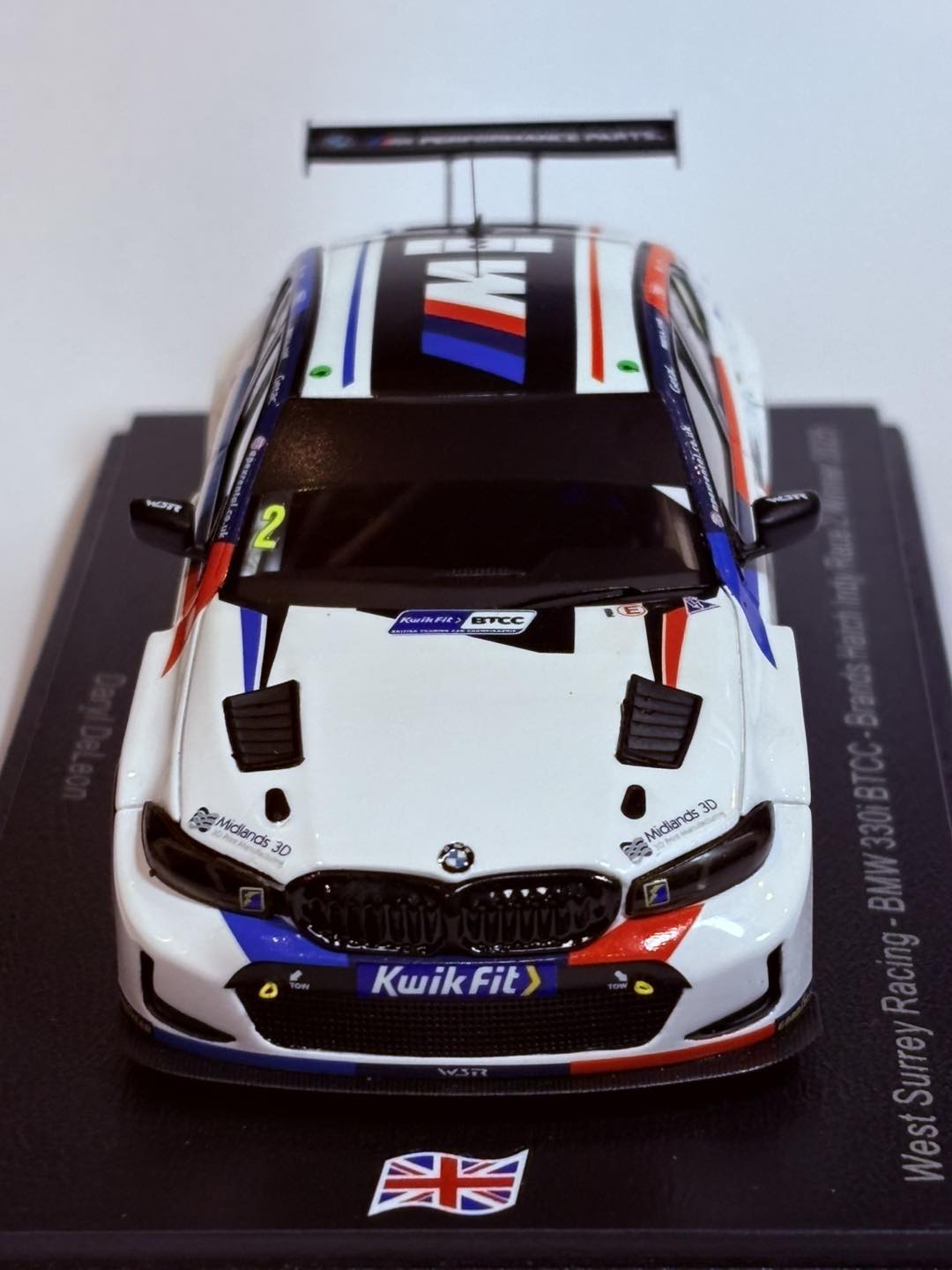 In stock now & ready to ship, 1:43 Spark , #UK033 BMW 330i BTCC
