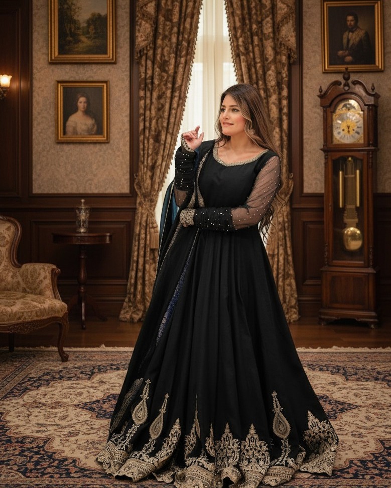 black prom dress with gold chain Gilded in shop_all_women main image 1