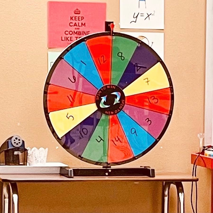 Math By Parker - Have you ever used a huge spinning wheel in your ...