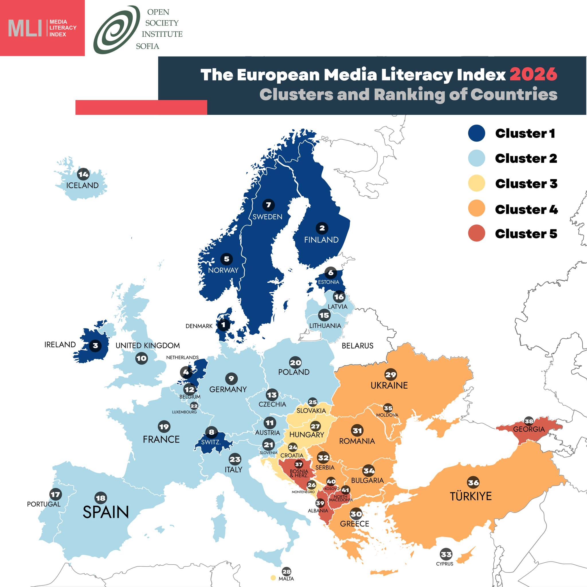 📢 The Media Literacy Index 2026 is here! In its ninth edition, the ...