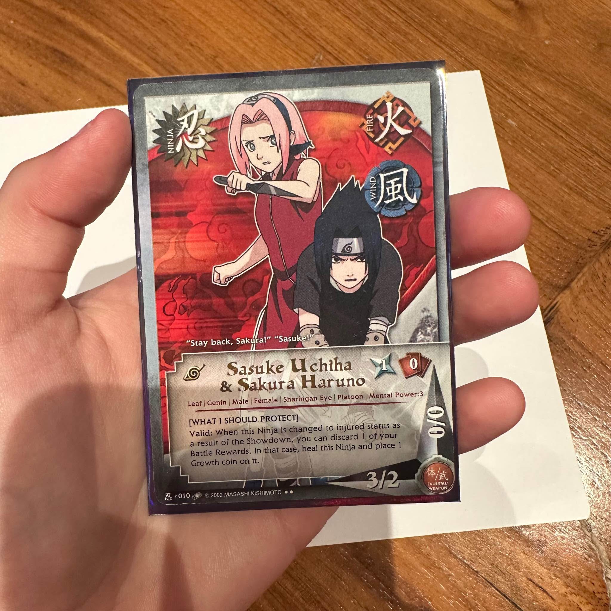 sasuke card sleeves Gaming Deluxe Gaming DeluxeACCNRT002 Abysse 50-Count Naruto Japanese Size Protector making every single one uniquely yours Authentic Naruto Card for Sale