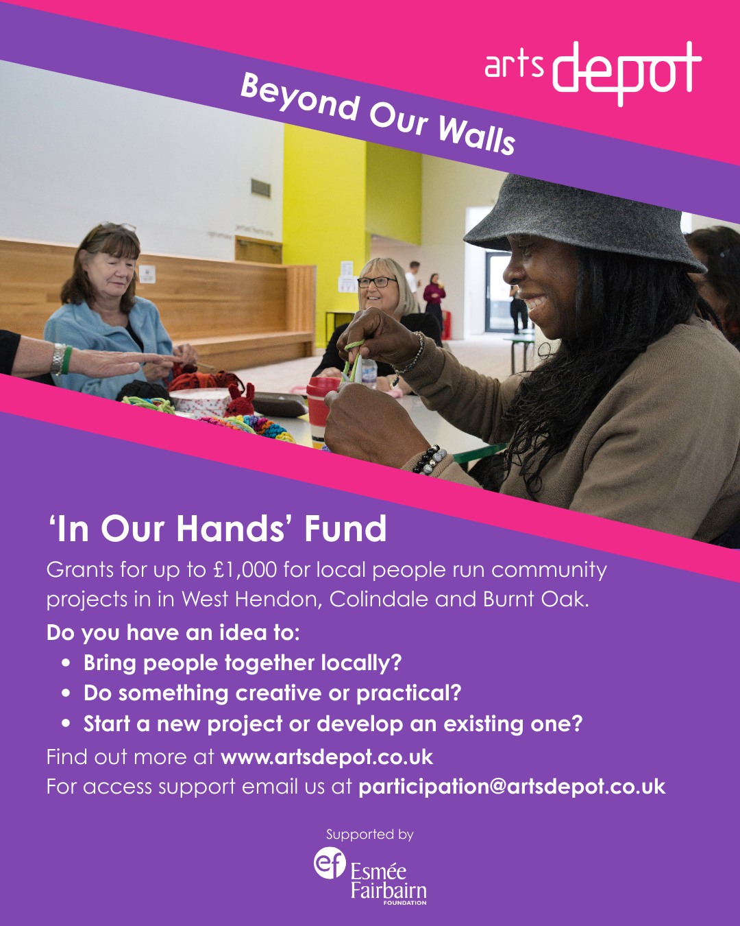 artsdepot - Do you have an idea for a community project/event in West ...