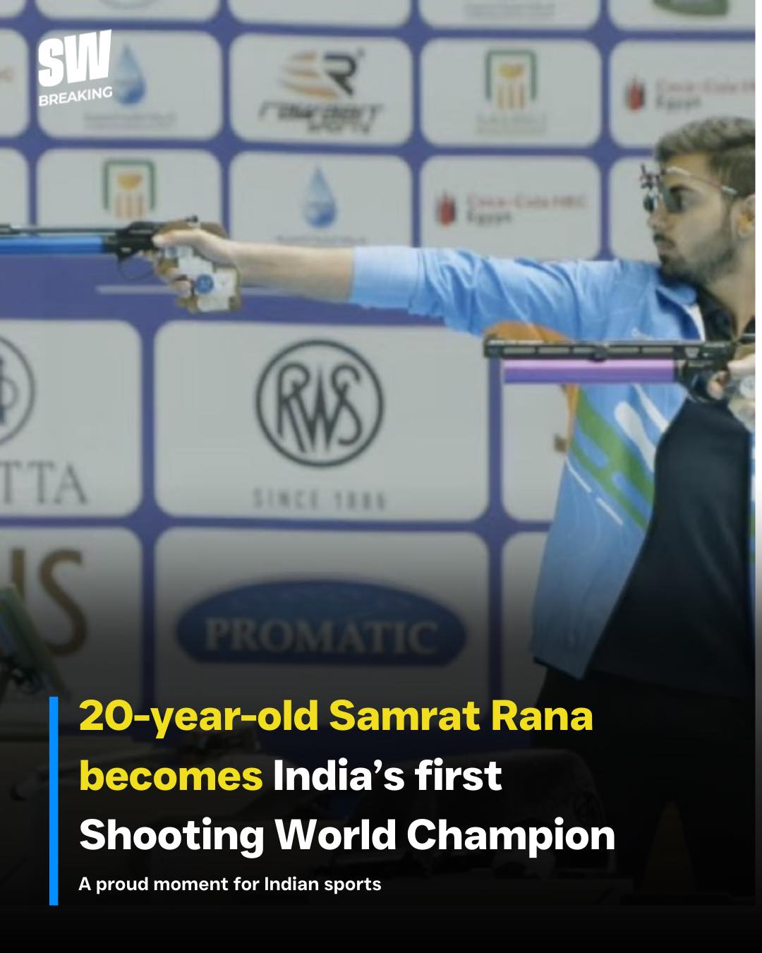 ScoopWhoop - Samrat Rana, a 20-year-old shooter from India, has made ...