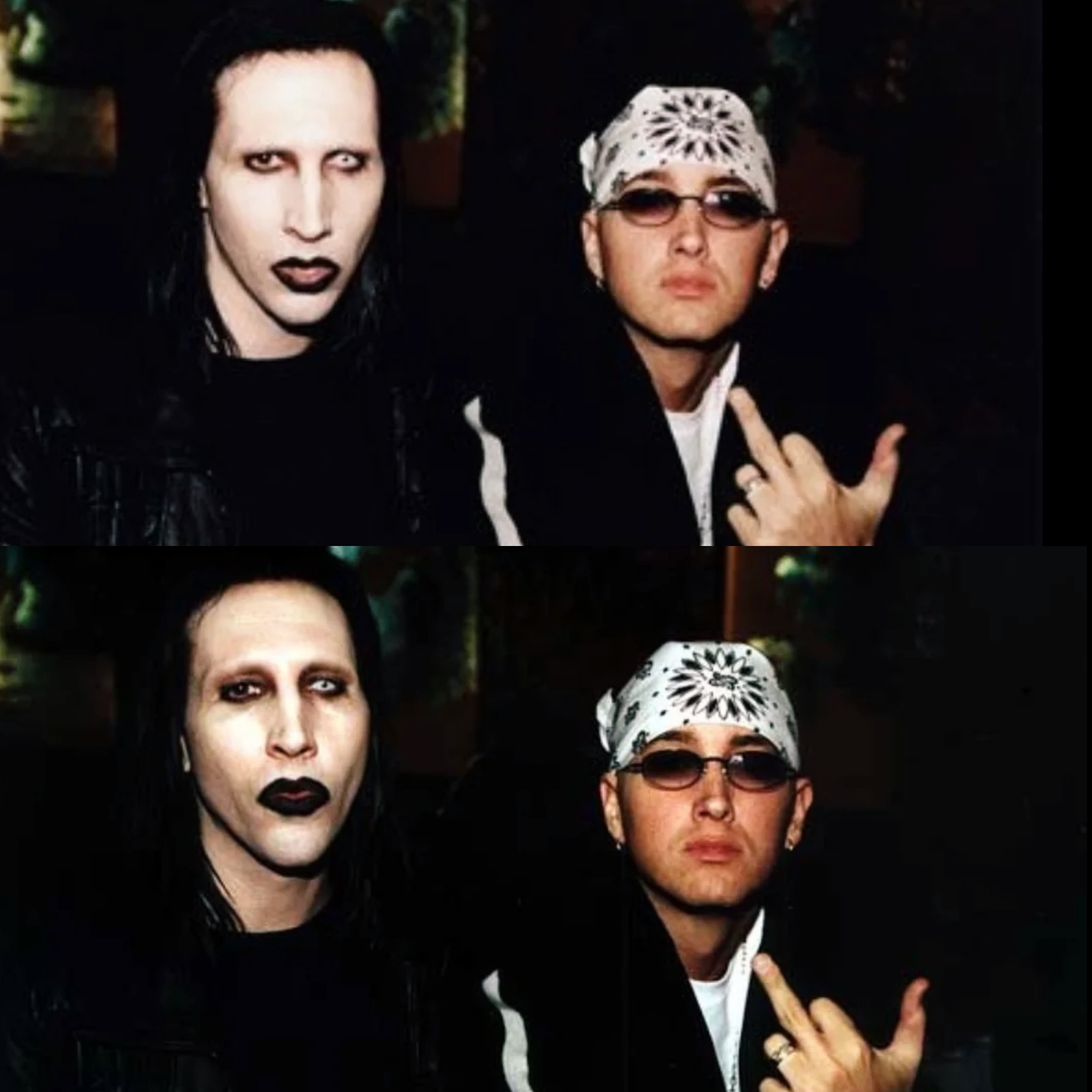 Eminem and Marilyn Manson's 90's performances