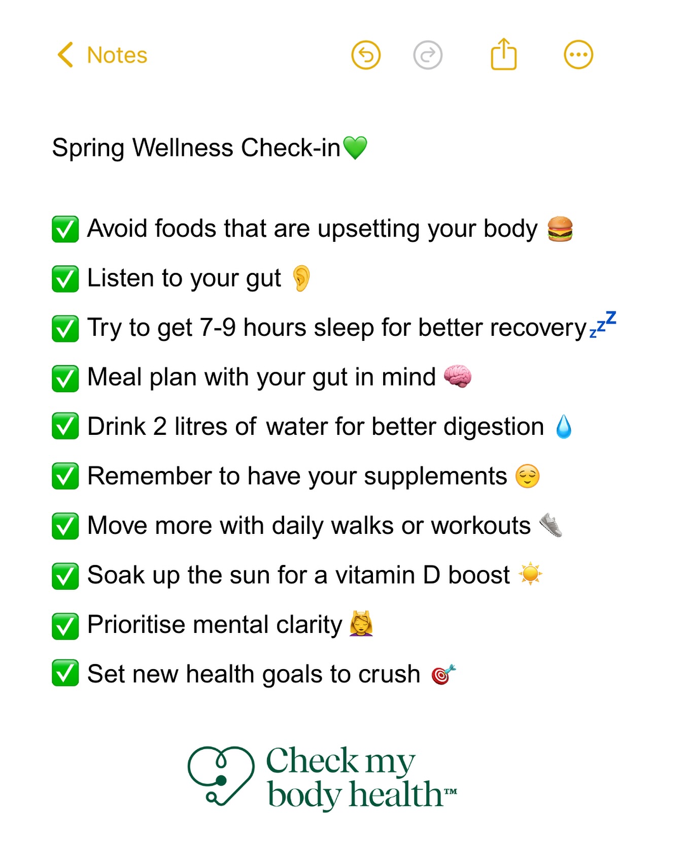 Check My Body Health