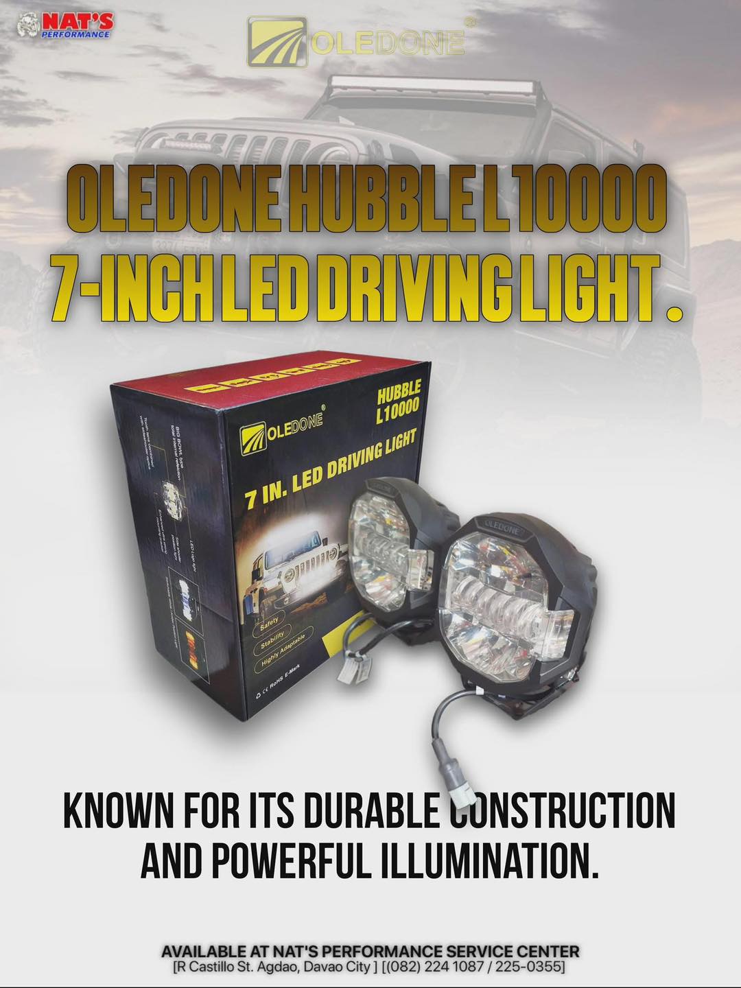 🔦 Light the way with OLEDONE Hubble 7