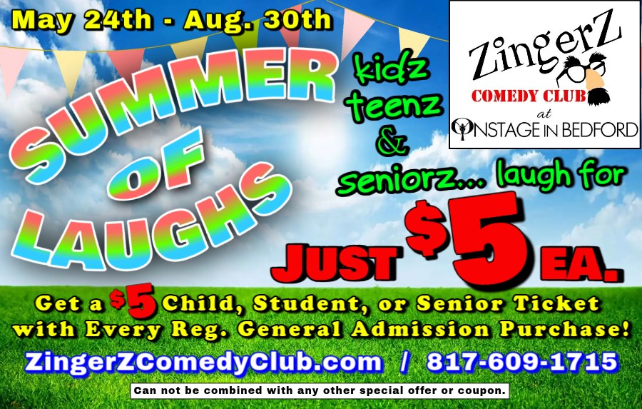 Zingerz Comedy Club | Bedford TX