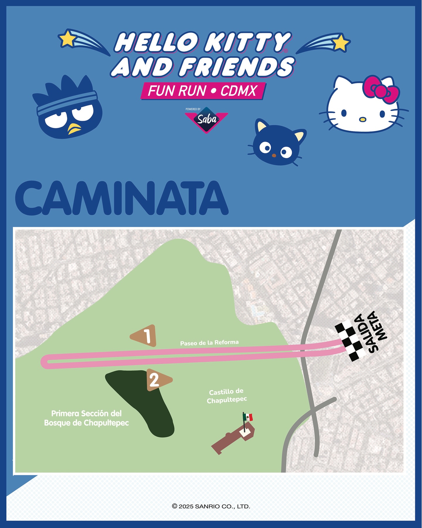 Fhinix Sports - 🎀 Te compartimos la ruta 🎀 HELLO KITTY AND... | Facebook