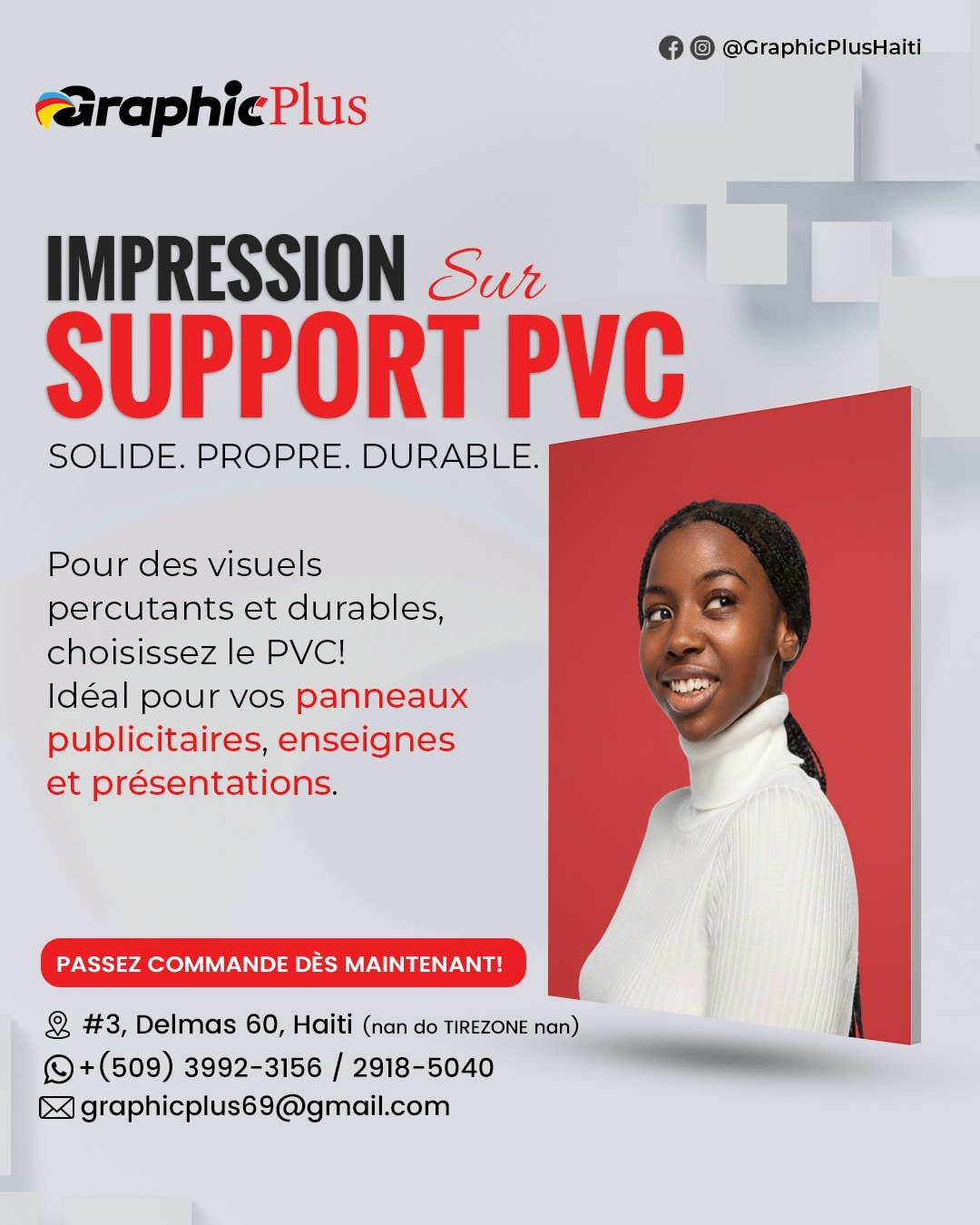 Graphic - Découvrez nos impressions sur supports pvc #pvc # ...