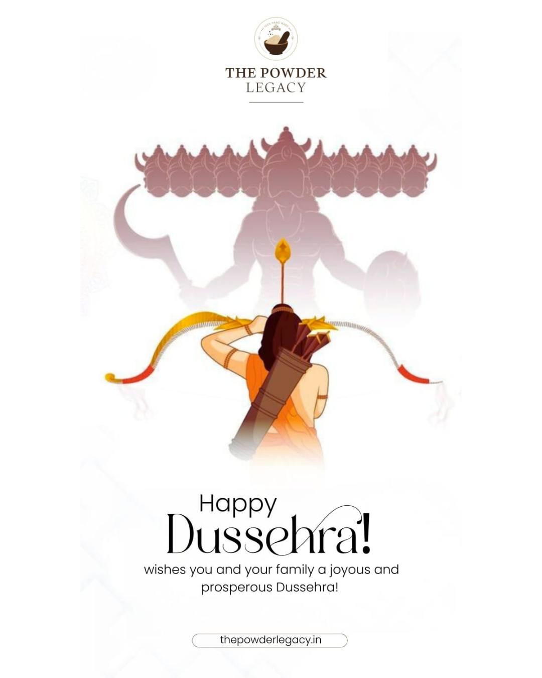 The Powder - Happy Dussehra from The Powder Legacy As we celebrate the ...