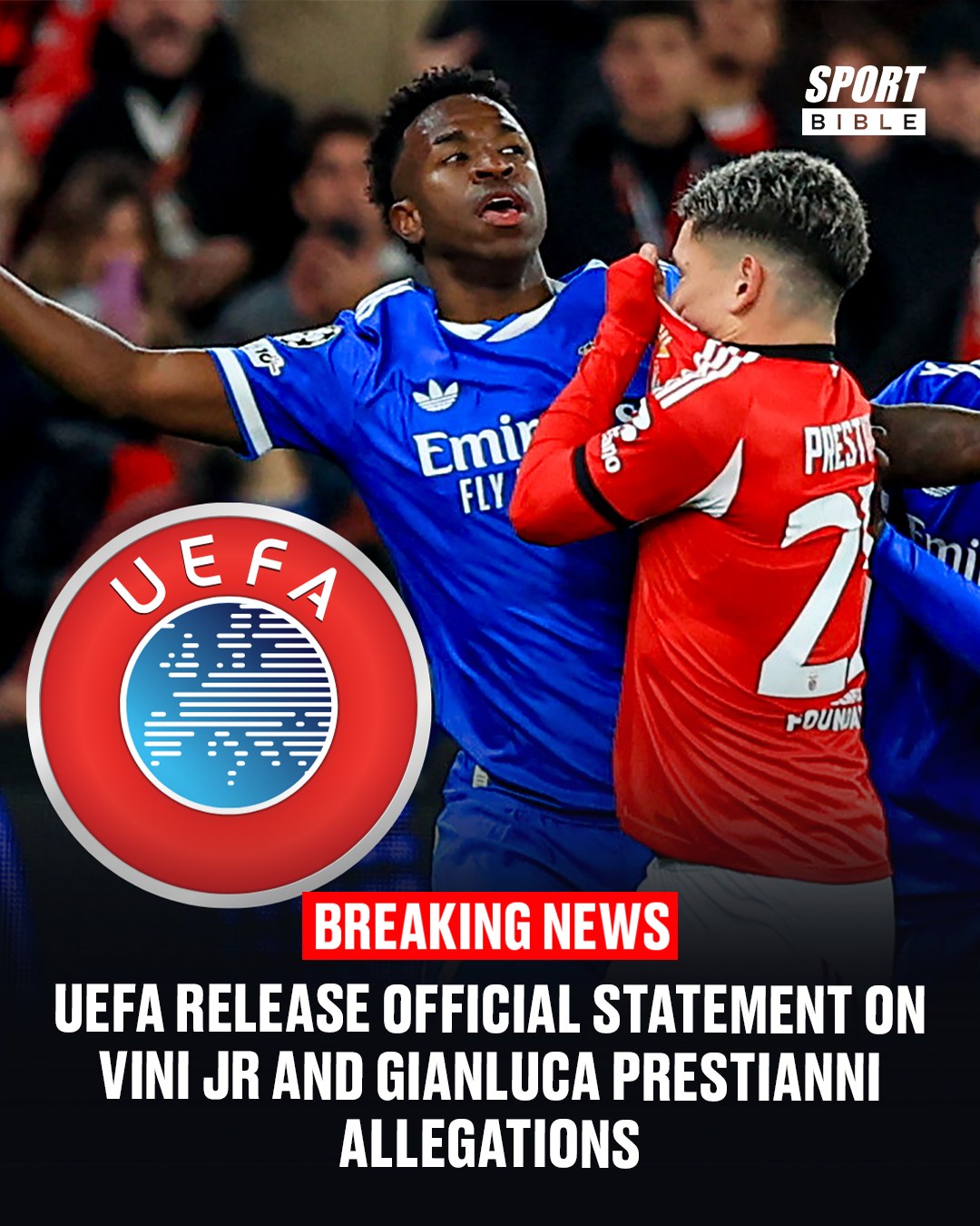 SPORTbible - 🚨 UEFA have taken immediate action on the incident. | Facebook