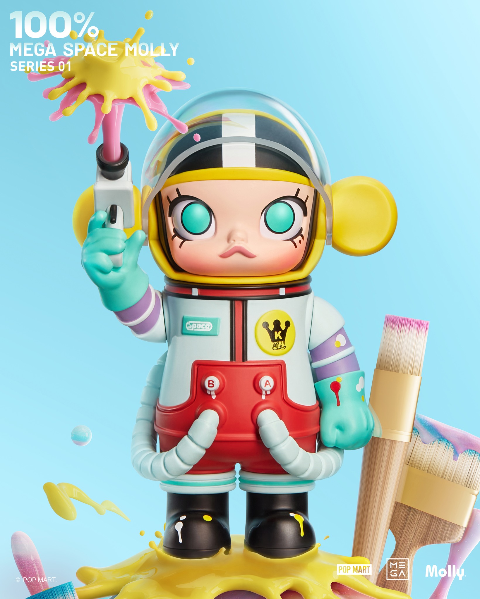 POP - 本周排隊商品《SPACE MOLLY 100%珍藏系列》 因前幾次抽選有部分中選者放棄 本次開放給現場民眾購買唷！一人限購2小盒 ...