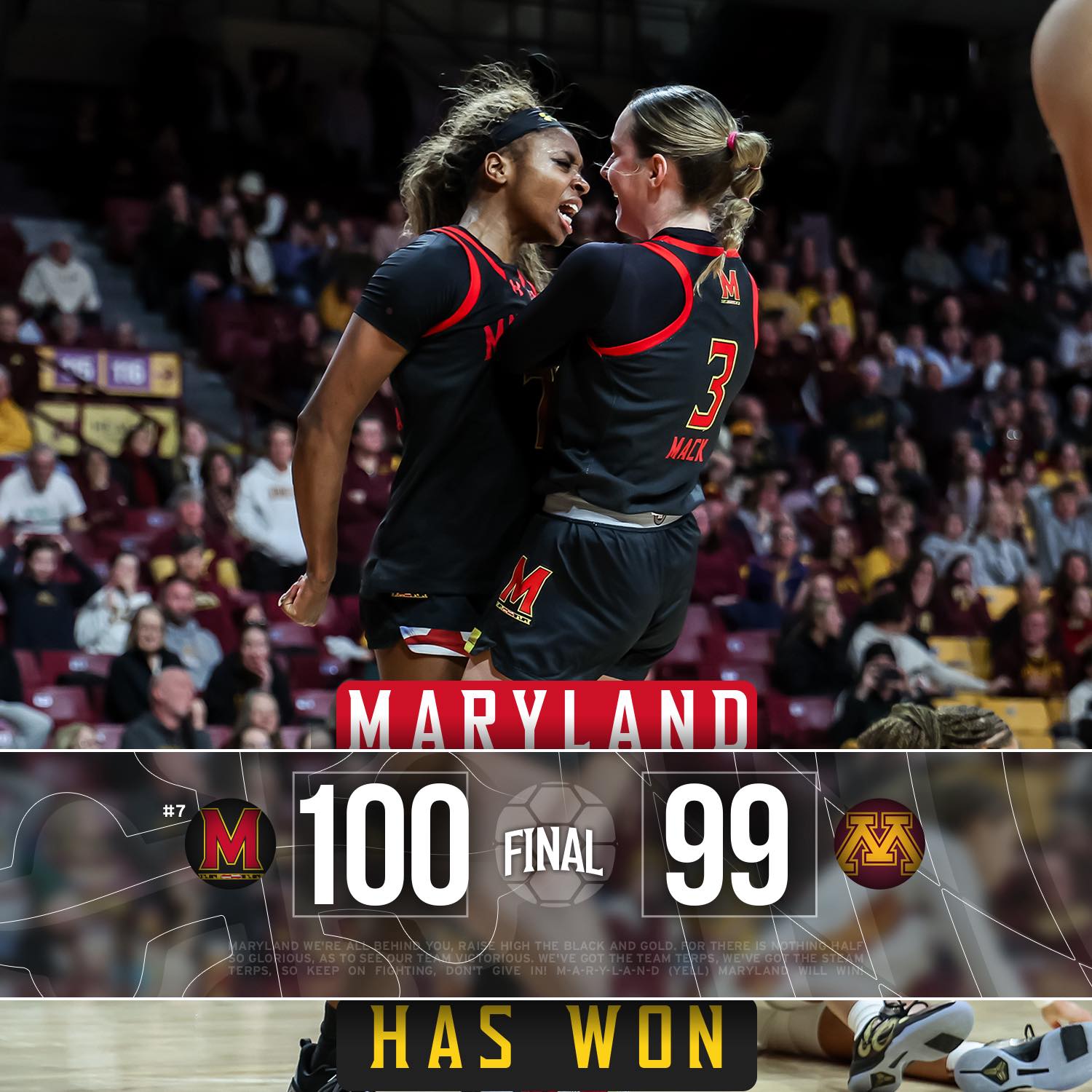 Win-esota! 🔗... - Maryland Women's Basketball | Facebook