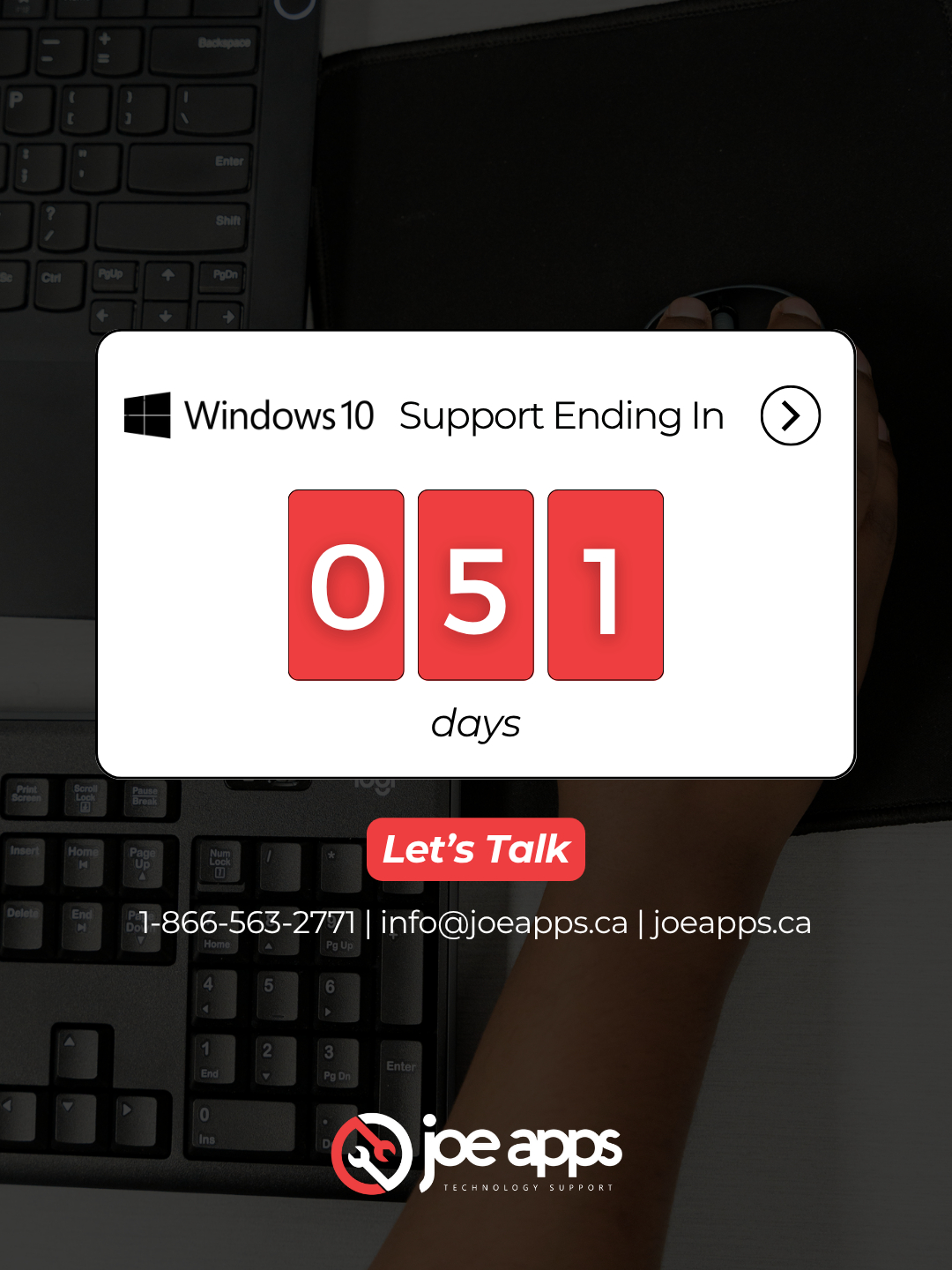 Windows 10 Support is Ending... - Joe Apps Technology Support | Facebook