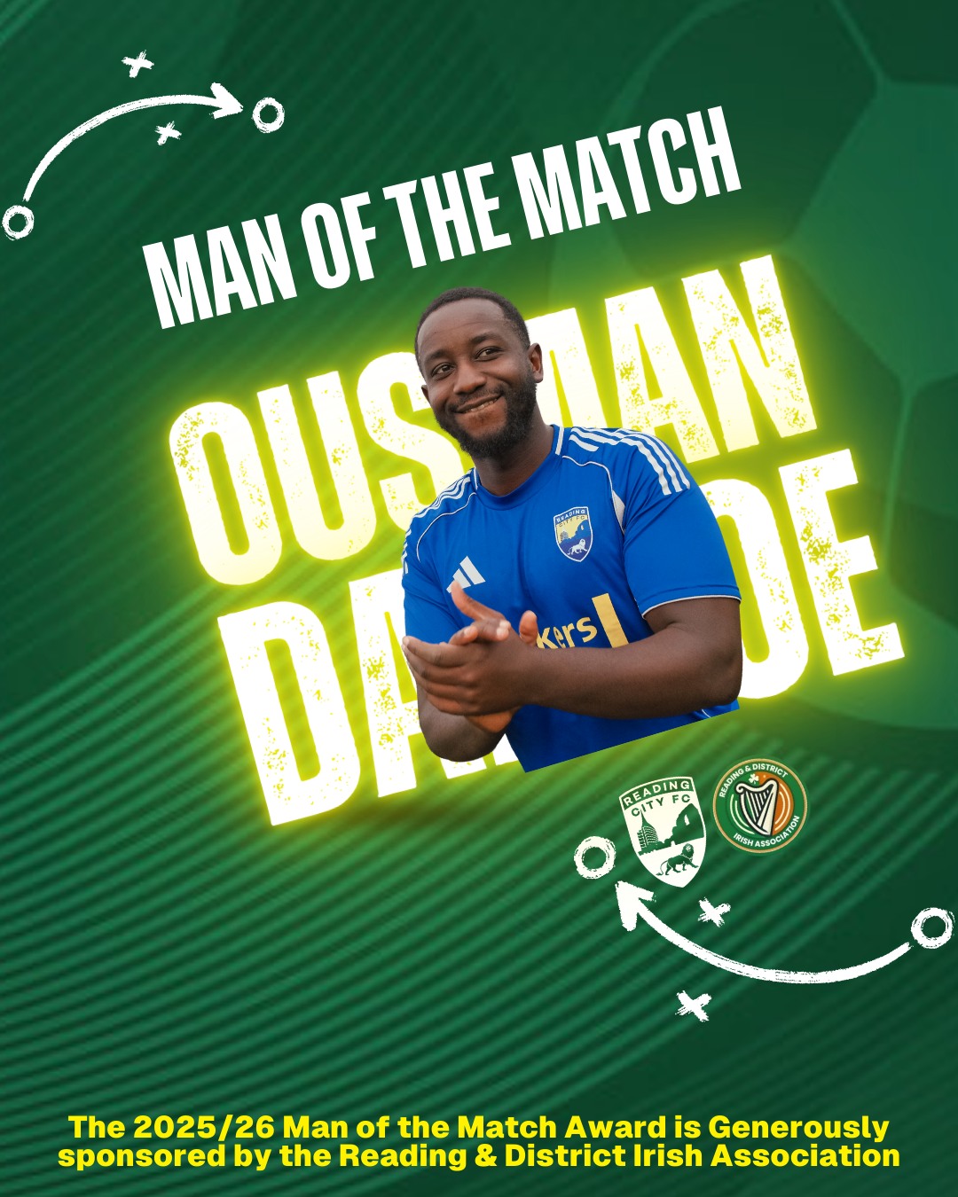 Reading - 🍾 | Congratulations to Ousman Darboe who was awarded Man of ...