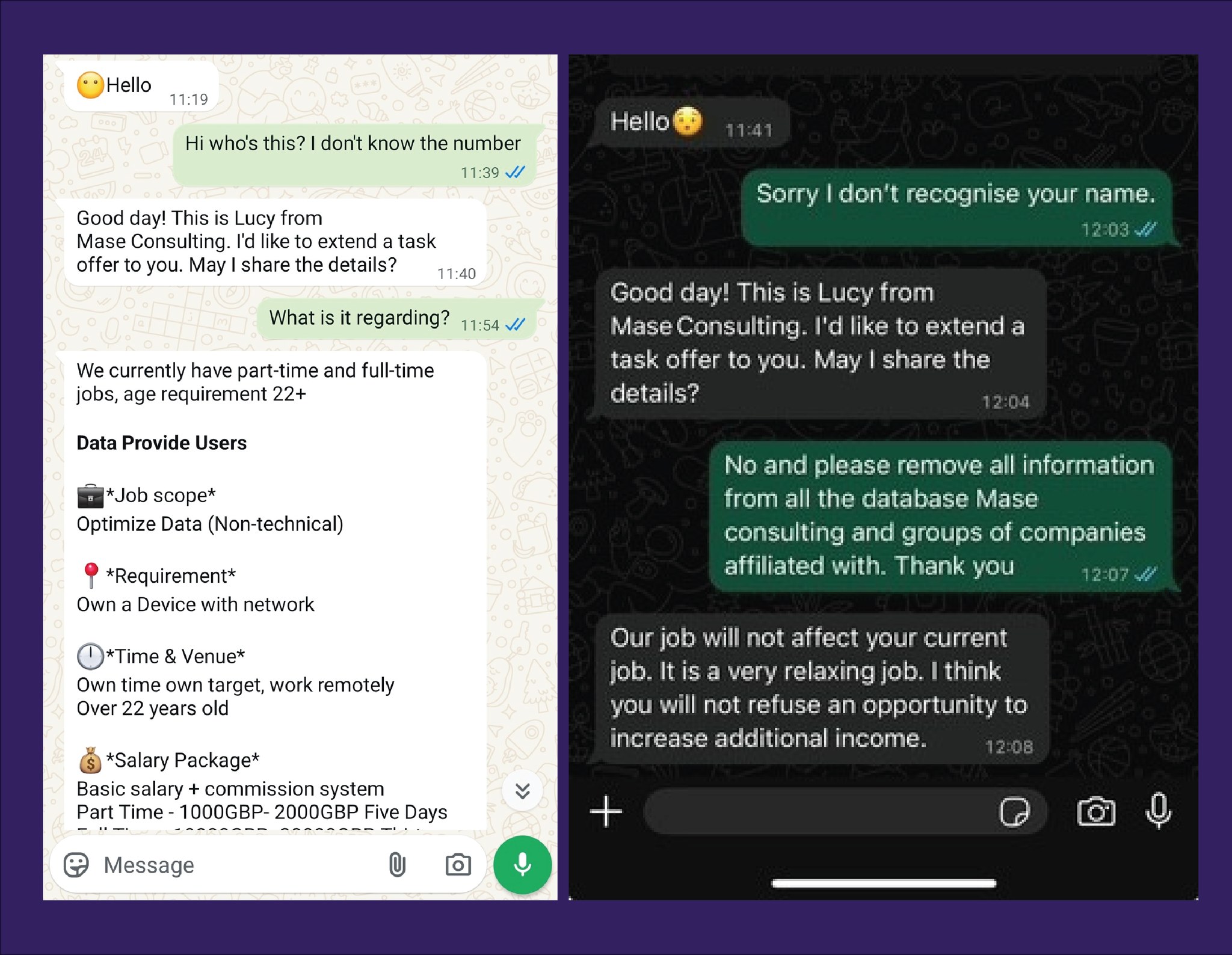 Mase - 🚨 SCAM ALERT 🚨 We’ve been made aware that WhatsApp accounts are ...