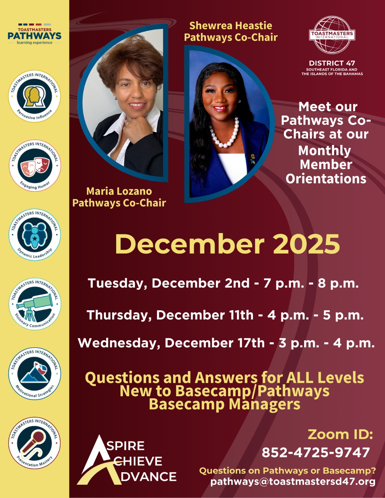 Miami - December Pathways Orientation 🏅Join our Pathways Co-Chairs to ...