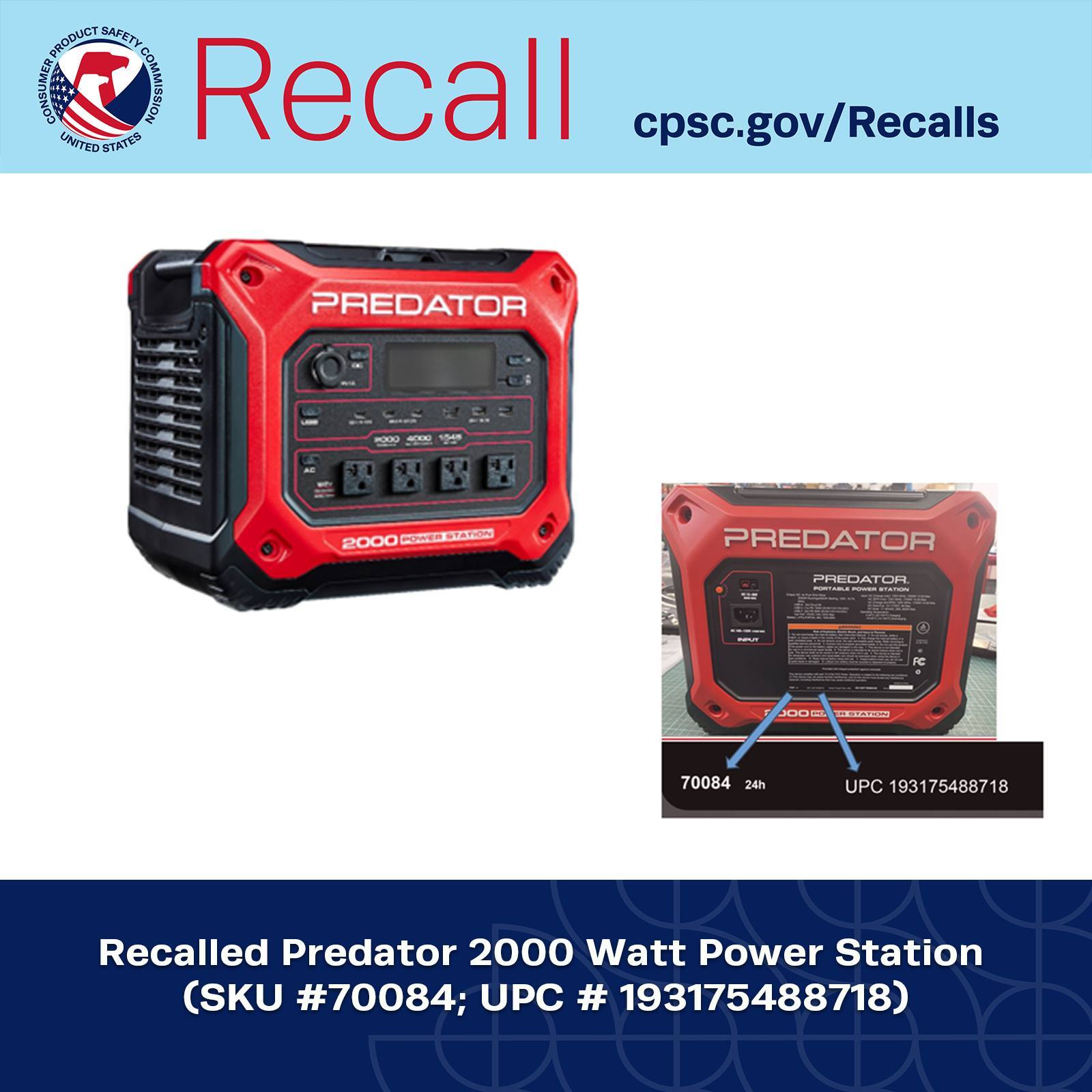 #RECALL: Harbor... - U.S. Consumer Product Safety Commission | Facebook