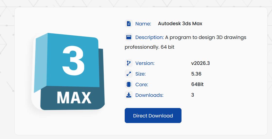 Mutaz Programs - تم إصدار Autodesk 3ds Max 2026.3 مع... | Facebook