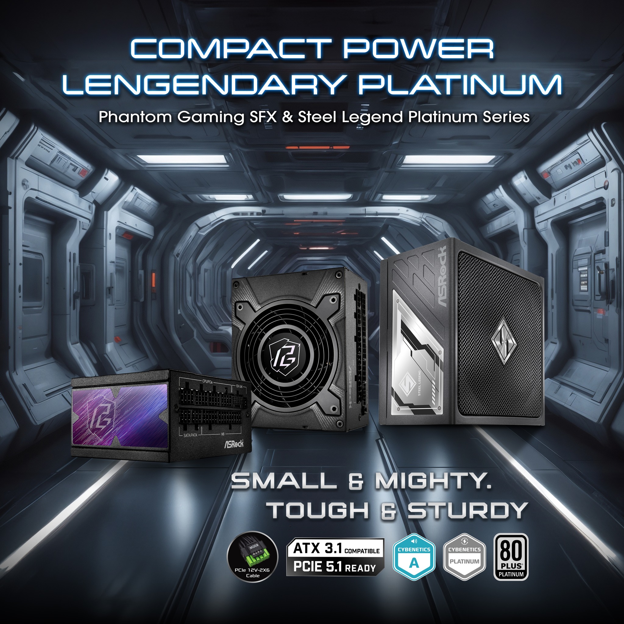ASRock - Compact Power, Legendary Platinum! Phantom Gaming SFX & Steel ...
