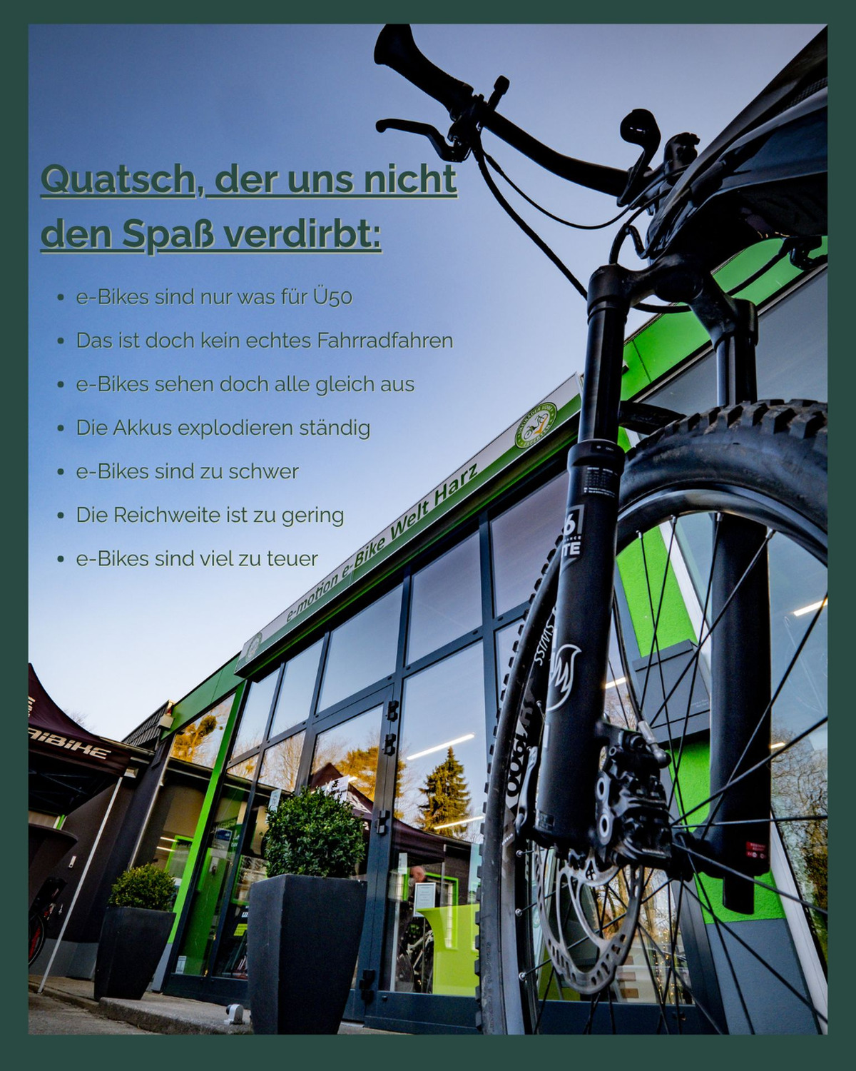 sonnensegel für dachzelt moenga L & XL (2026) – Punii Adventure GmbH Combo:E-bike + Gepäckträger + Schutzblech + Vorderkorb + Hinterkorb To the Fore“ ansehen black leather shirt