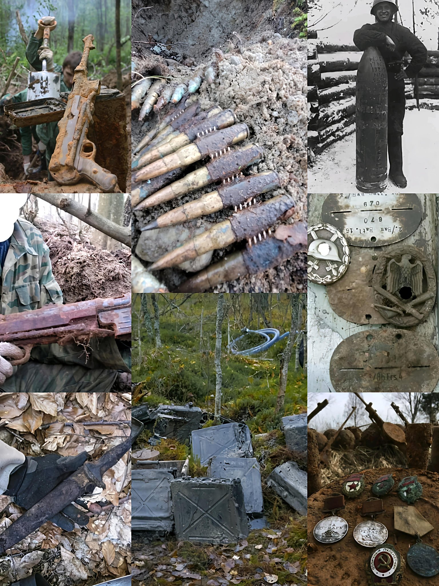 Combat - The image is a collage of several photographs showing World ...