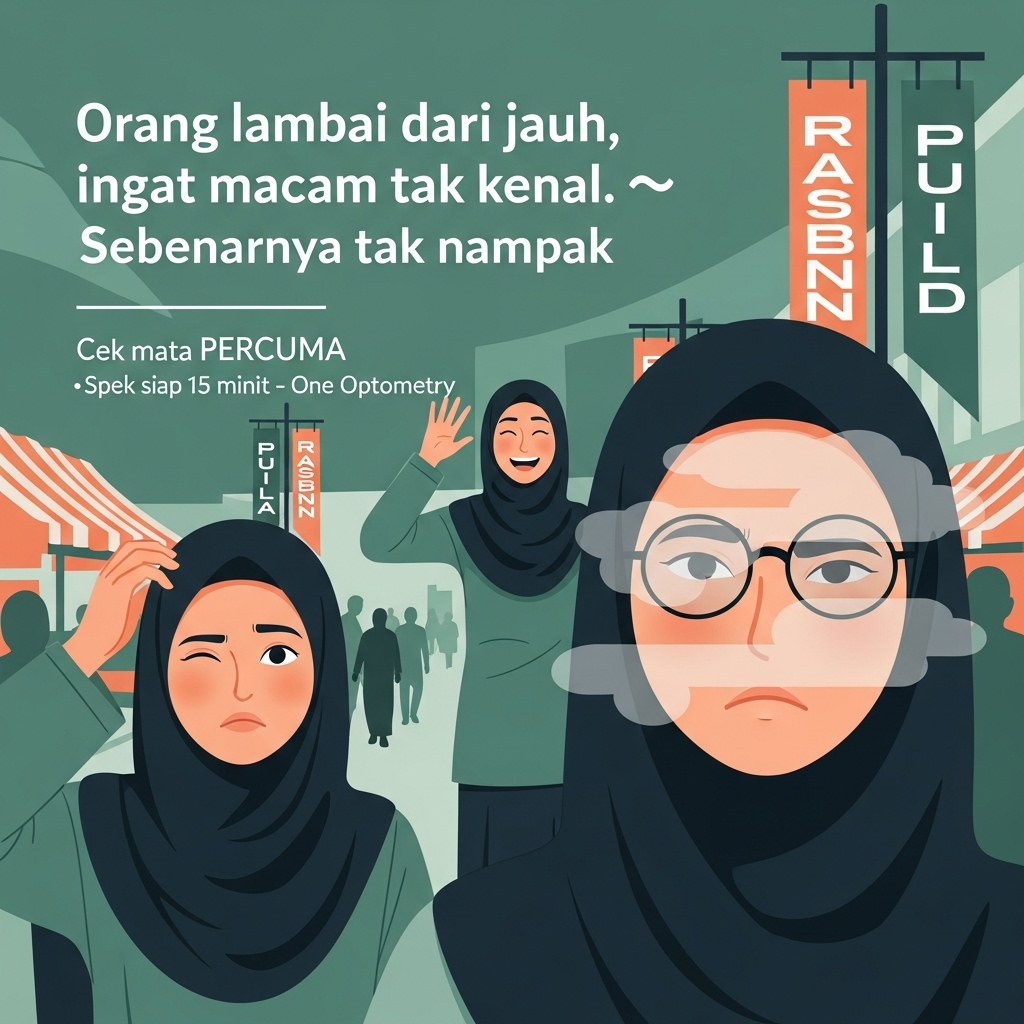 One - “Orang lambai dari jauh, ingat macam tak kenal. → Rupanya ada ...