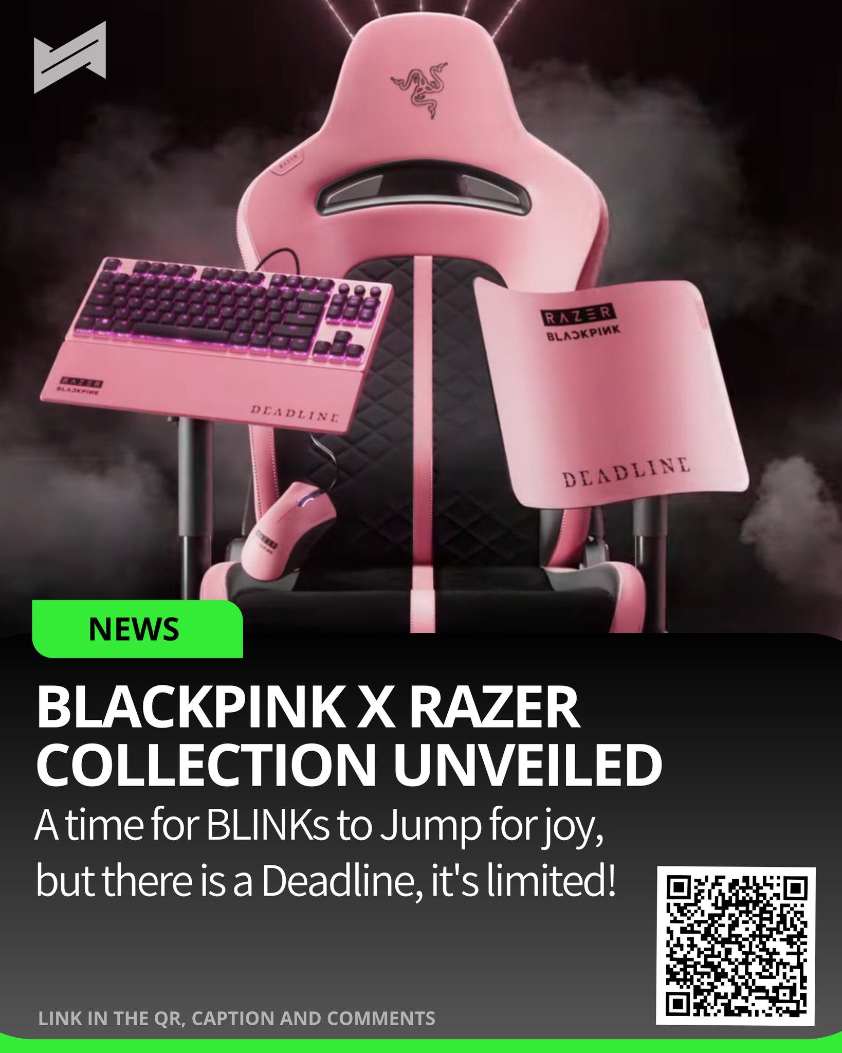 The Blackpink x Razer collection is official, but it is confirmed 