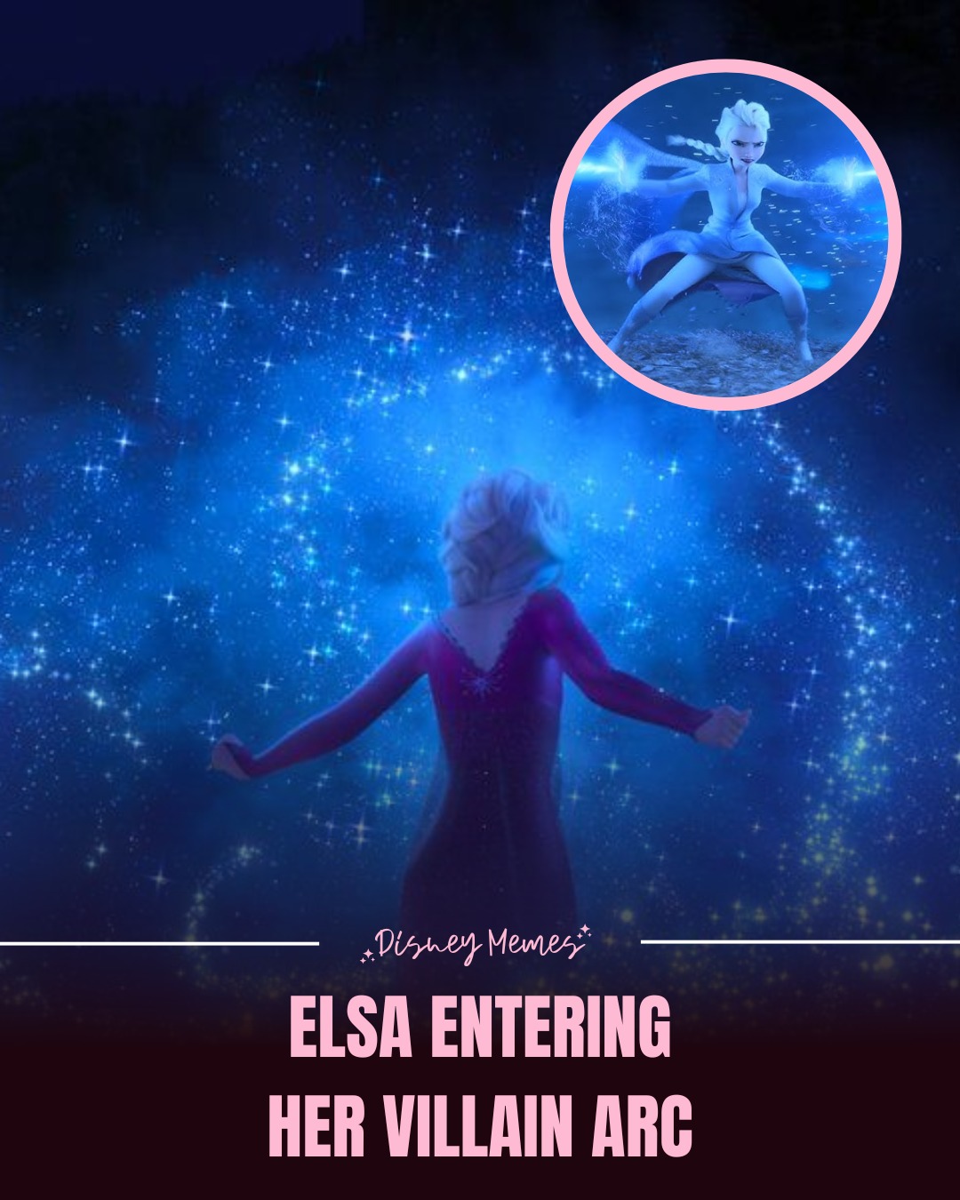 Disney - Elsa was never the villain. But imagine if she stopped trying ...