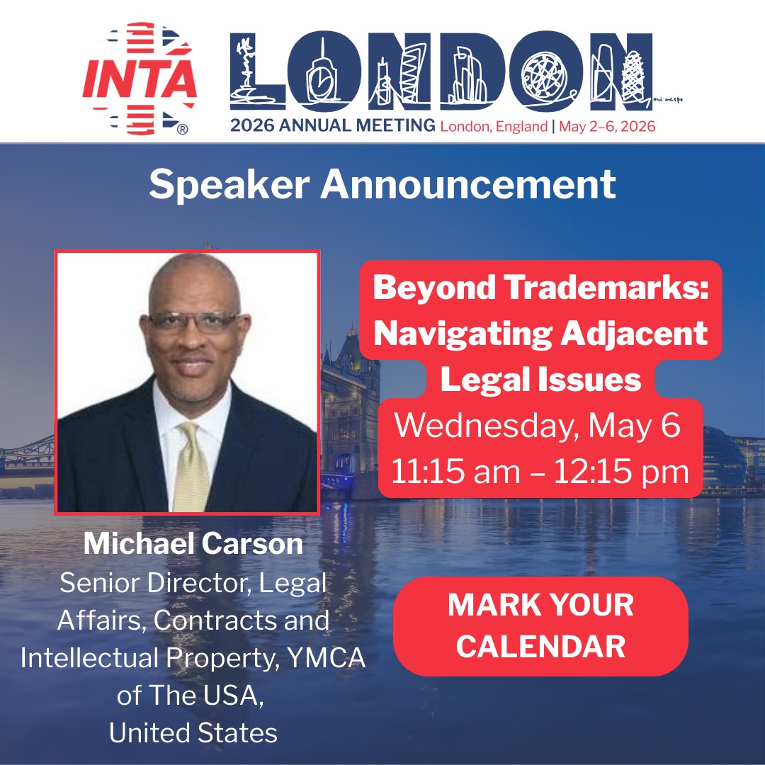 🎤 Speaker... - International Trademark Association (INTA) | Facebook