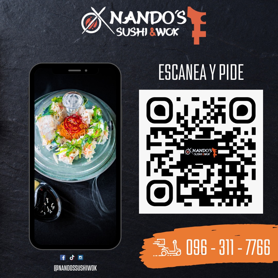 Nando'S Sushi & Wok - ¡ESCANEA Y PIDE! 📲🍣 Descubre nuestro nuevo menú ...