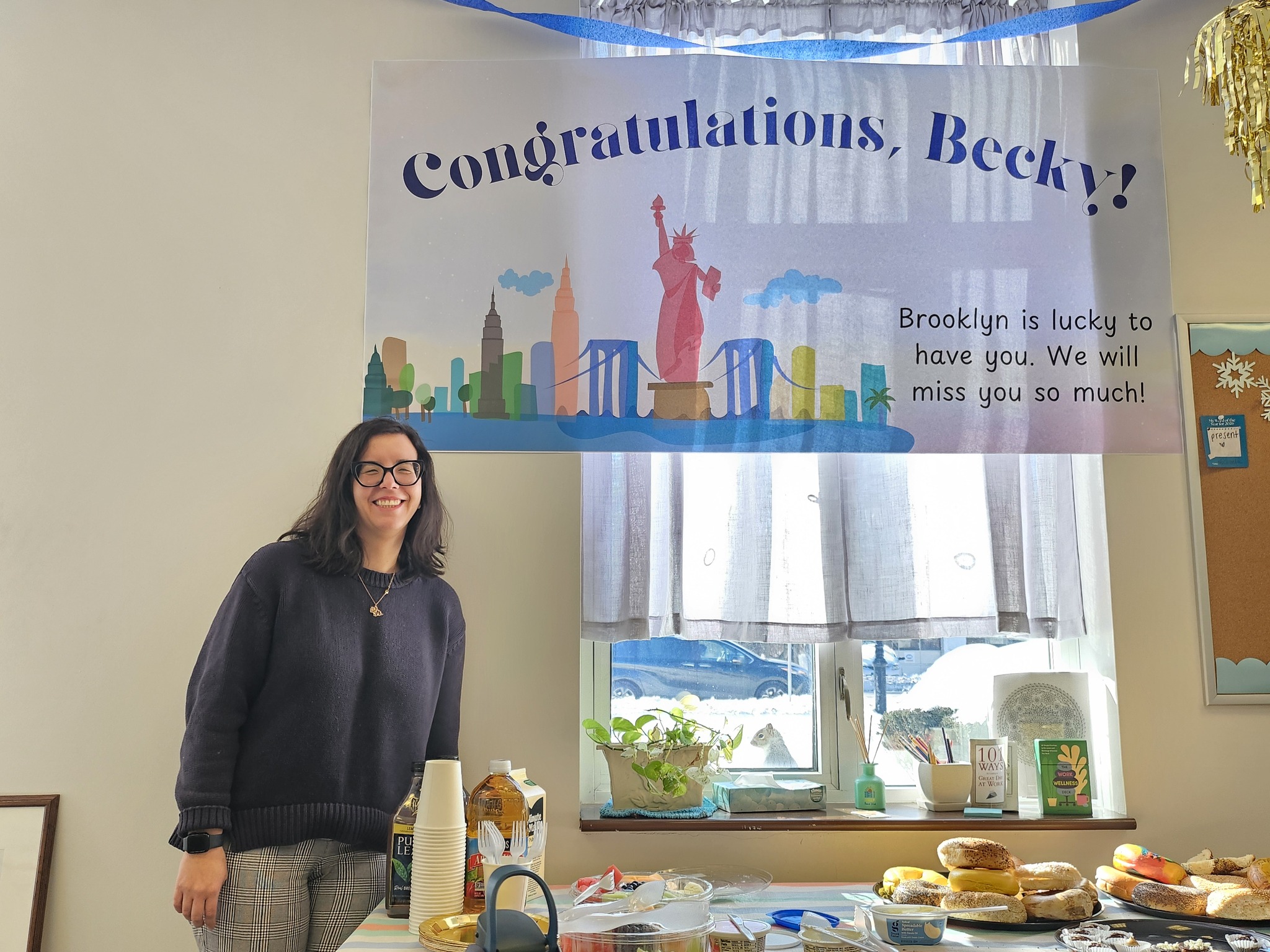 West - This past week, we wished our Tech Librarian Rebecca all the ...