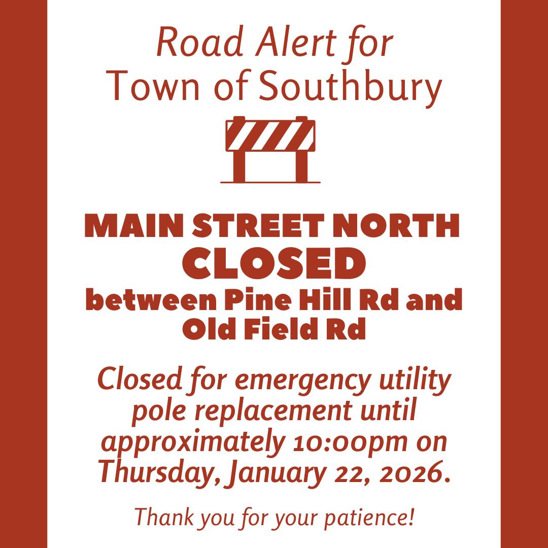 Town - ROAD ALERT - Thursday, January 22, 2026 Main Street North in ...