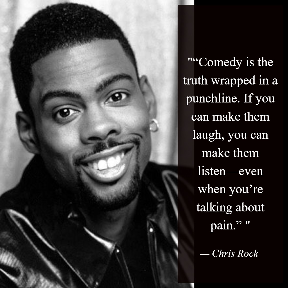 The Michael - Chris Rock is one of the most influential stand-up ...
