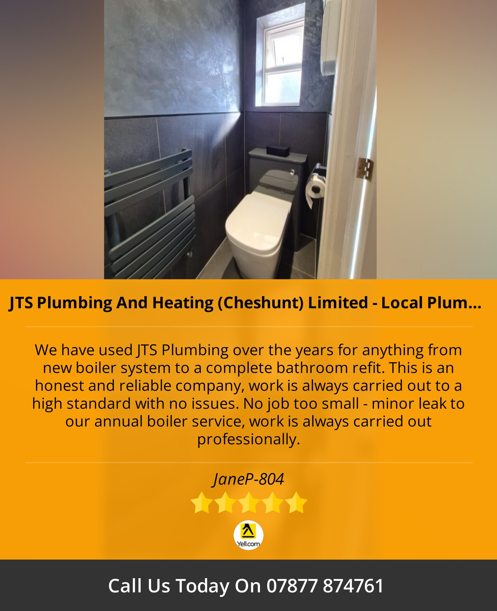 We have used JTS Plumbing over... JTS Plumbing & Heating Facebook
