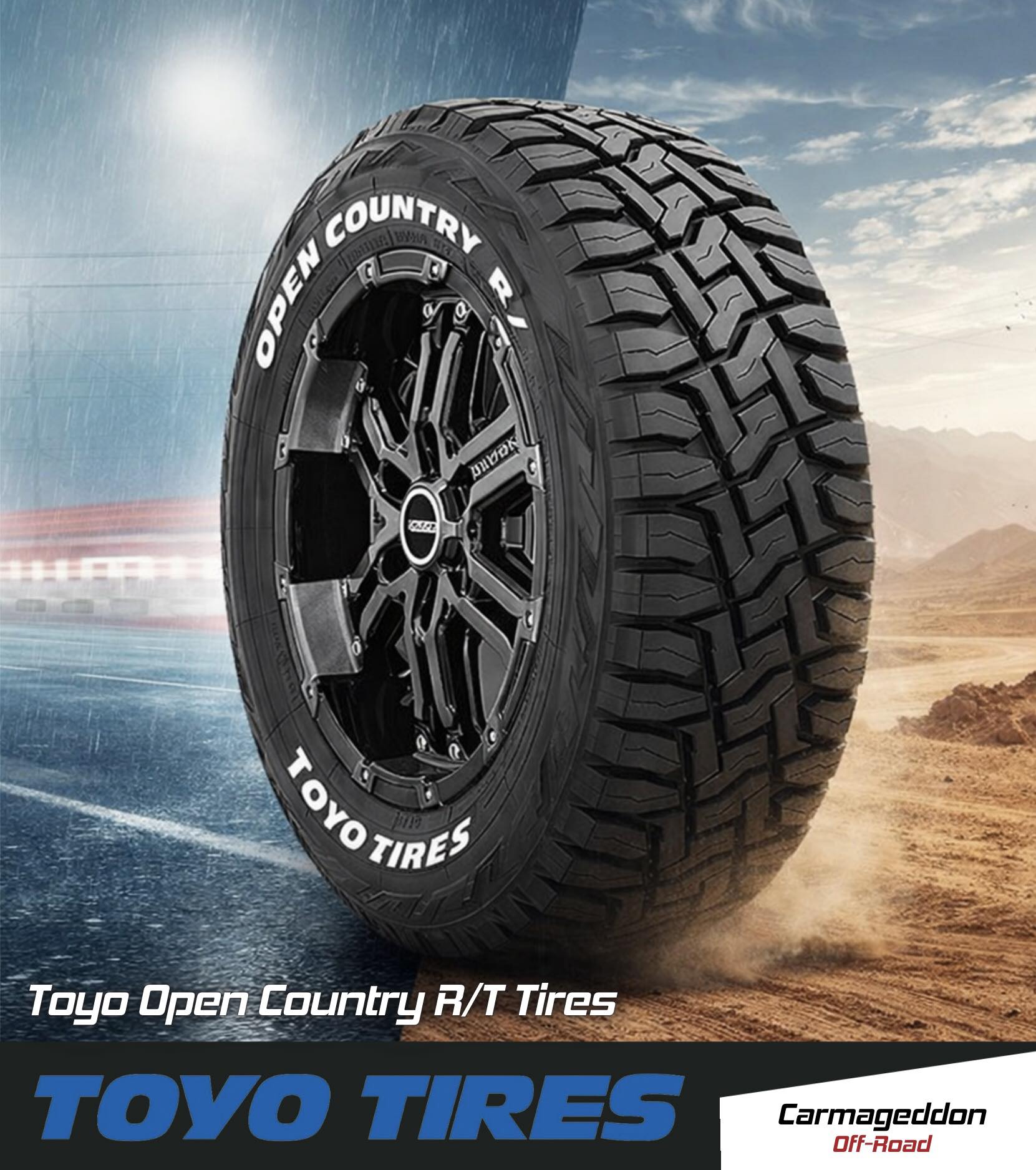 TOYO TIRES restocked for a better grip. ? Available Size: R/T 185 