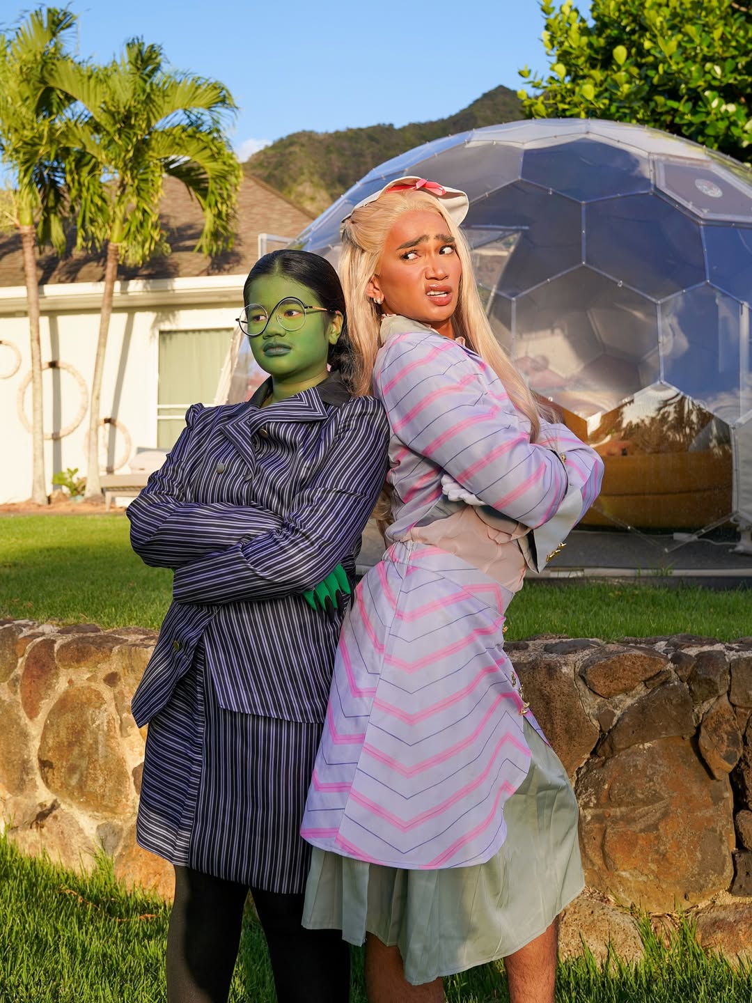 ABS-CBN - GLINDA AND ELPHABA... FOR GOOD 🩷💚🫧 Bretman Rock wore his ...